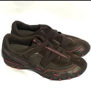 Sketchers Velcro Suede Casual Sneakers